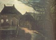 Vincent Van Gogh The Parsonage at Nuenen by Moonlight (nn04)